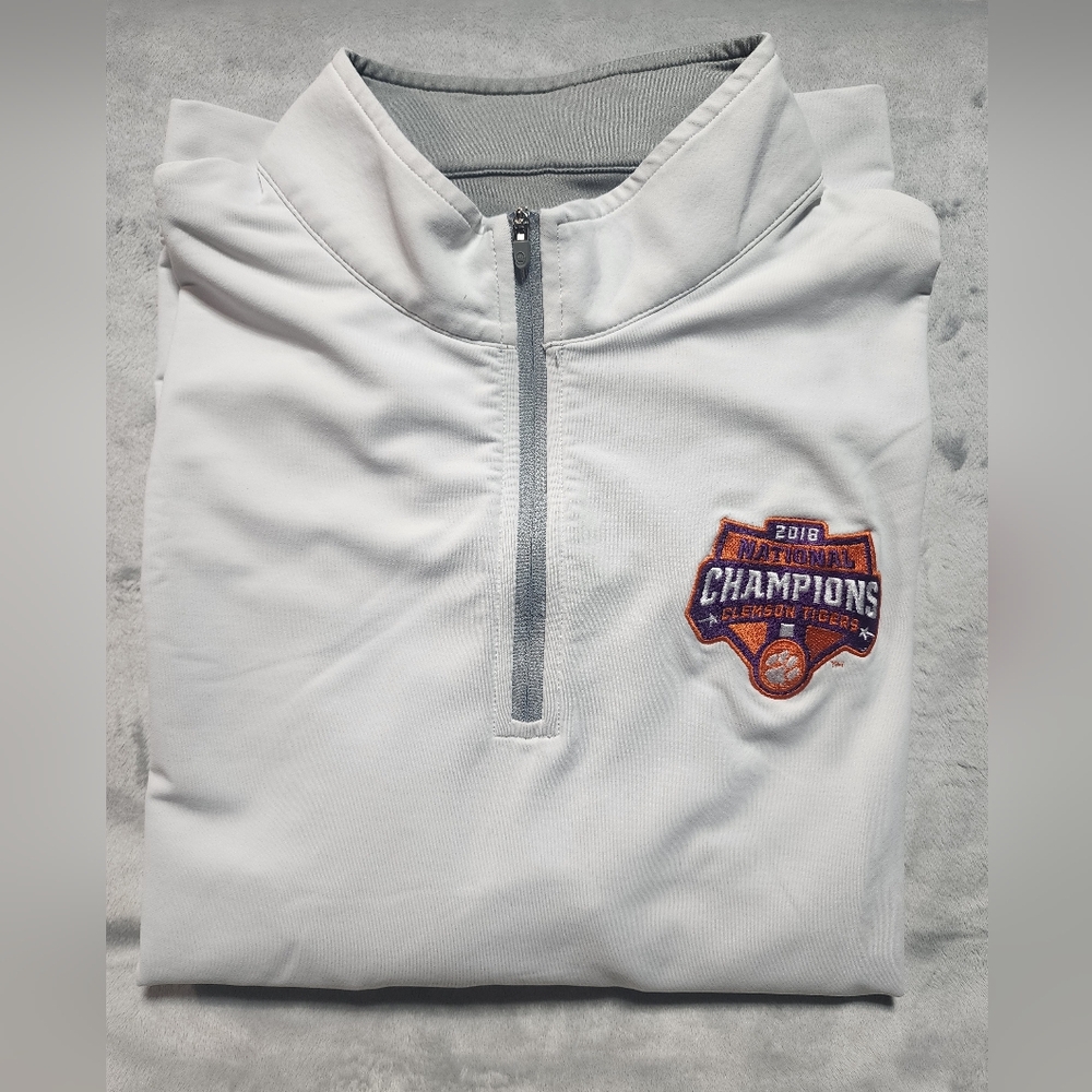 Men's Peter Millar 2018 Clemson National Championship PULLOVER.XL